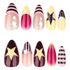 12 Sizes-24 Pcs Press On Nails JP4207