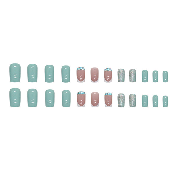 12 Sizes-24 Pcs Press On Nails Z768