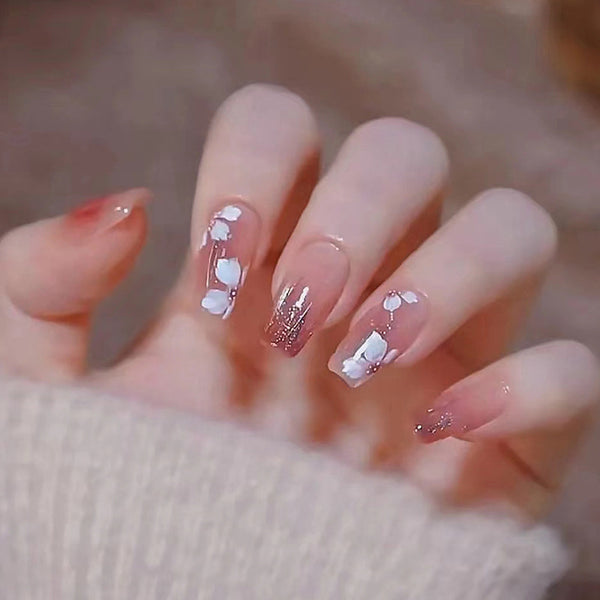 12 Sizes-24 Pcs Press On Nails R464