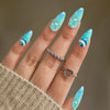 12 Sizes-24 Pcs Press On Nails W1924