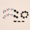 12 Sizes-24 Pcs Press On Nails F105