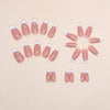 12 Sizes-24 Pcs Press On Nails W1138