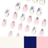 12 Sizes-24 Pcs Press On Nails JP3757