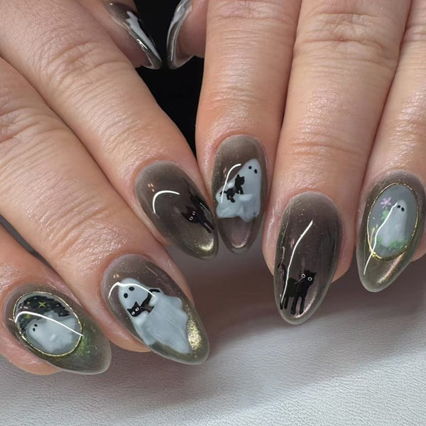 30 Pcs Press On Nails W2091