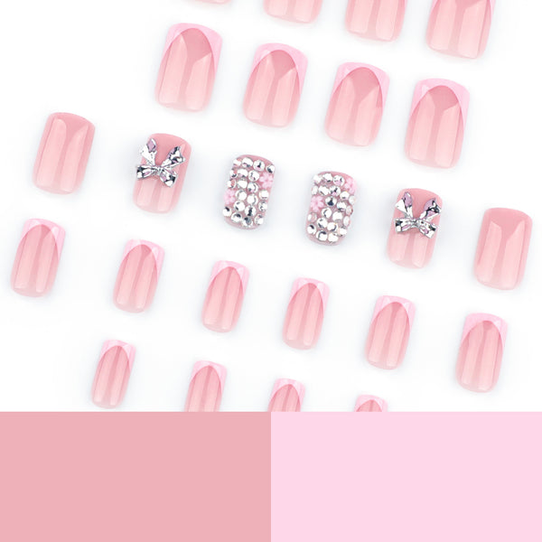 12 Sizes-24 Pcs Press On Nails JP3658