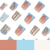 12 Sizes-24 Pcs Press On Nails JP4432