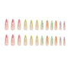 12 Sizes-24 Pcs Press On Nails W1955