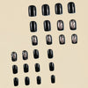 12 Sizes-24 Pcs Press On Nails D019