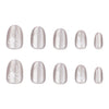 12 Sizes-24 Pcs Press On Nails JP3622