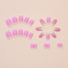 12 Sizes-24 Pcs Press On Nails W1741