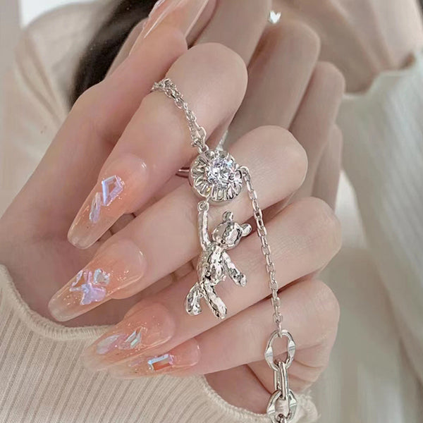 12 Sizes-24 Pcs Press On Nails Z658