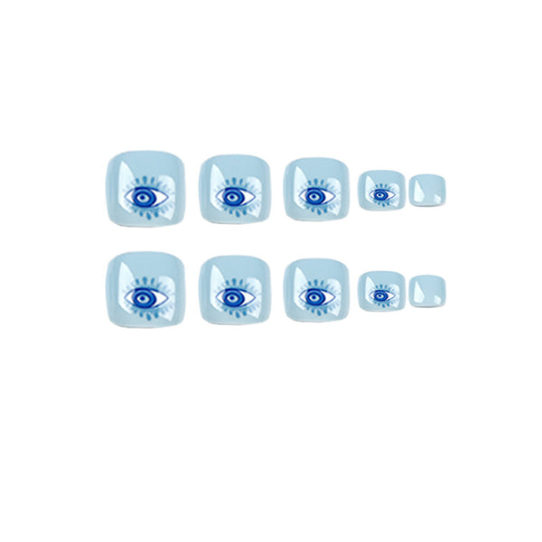 12 Sizes-24 Pcs Press On Nails JP1671