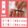 12 Sizes-24 Pcs Press On Nails W1017