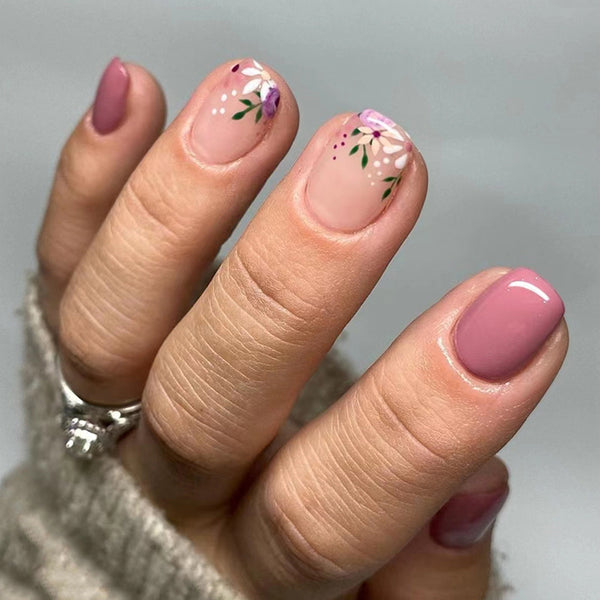 12 Sizes-24 Pcs Press On Nails W784