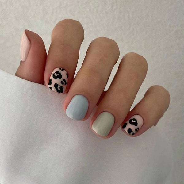 12 Sizes-24 Pcs Press On Nails W1350