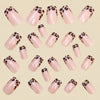 12 Sizes-24 Pcs Press On Nails Y1184