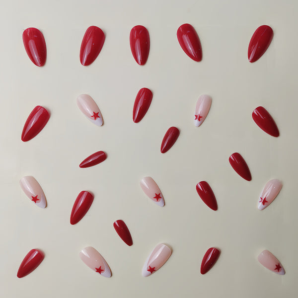 12 Sizes-24 Pcs Press On Nails Y149