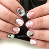 12 Sizes-24 Pcs Press On Nails W878