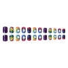 12 Sizes-24 Pcs Press On Nails Y222