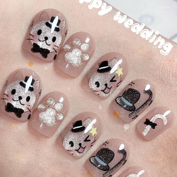 30 Pcs Press On Nails MY056
