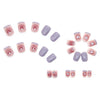 12 Sizes-24 Pcs Press On Nails R503