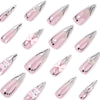12 Sizes-24 Pcs Press On Nails JP4110