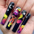 12 Sizes-24 Pcs Press On Nails Y193