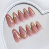 12 Sizes-24 Pcs Press On Nails W1998