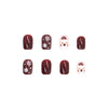 12 Sizes-24 Pcs Press On Nails R621