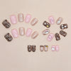 12 Sizes-24 Pcs Press On Nails Z809