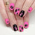 12 Sizes-24 Pcs Press On Nails C1202