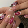 12 Sizes-24 Pcs Press On Nails Y1821
