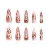 12 Sizes-24 Pcs Press On Nails GN018