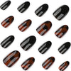 12 Sizes-24 Pcs Press On Nails JP4193