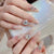 12 Sizes-24 Pcs Press On Nails Z1045