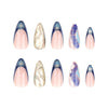 12 Sizes-24 Pcs Press On Nails JP3389