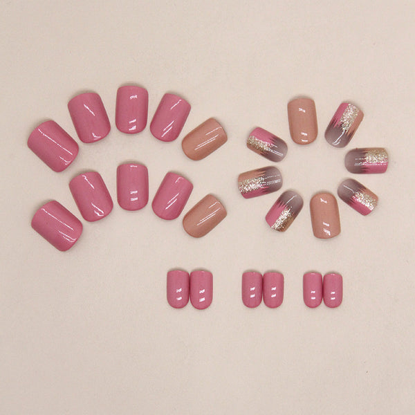 12 Sizes-24 Pcs Press On Nails W1407