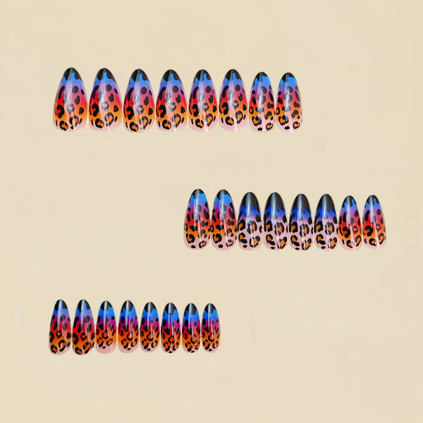 12 Sizes-24 Pcs Press On Nails Y963