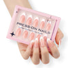 15 Sizes-30 Pcs Press On Nails GD30