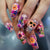 12 Sizes-24 Pcs Press On Nails Y1111