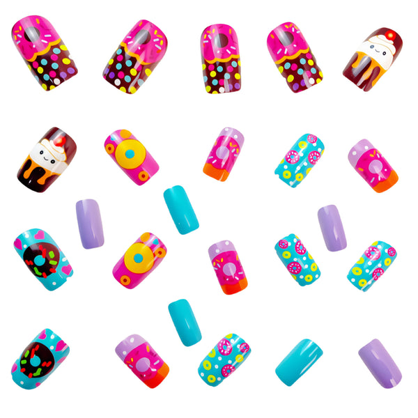 12 Sizes-24 Pcs Press On Nails Y627