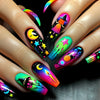 12 Sizes-24 Pcs Press On Nails Y694