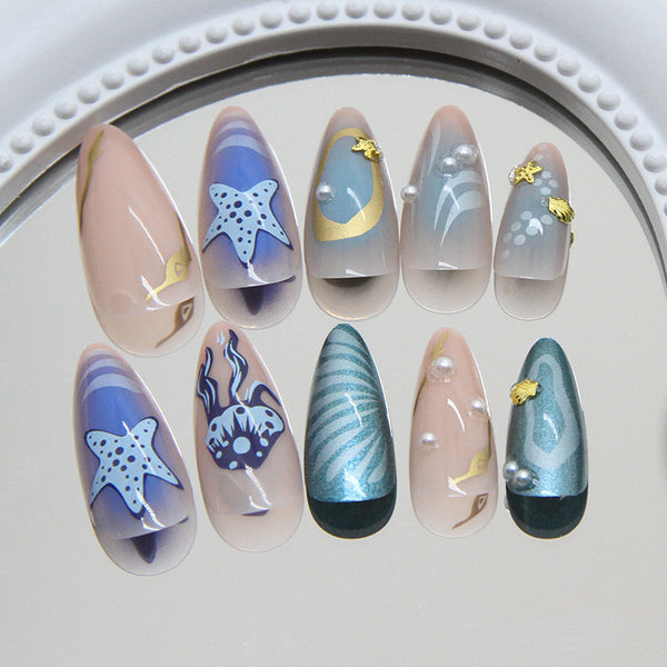 12 Sizes-24 Pcs Press On Nails Z992