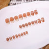 12 Sizes-24 Pcs Press On Nails JL0669
