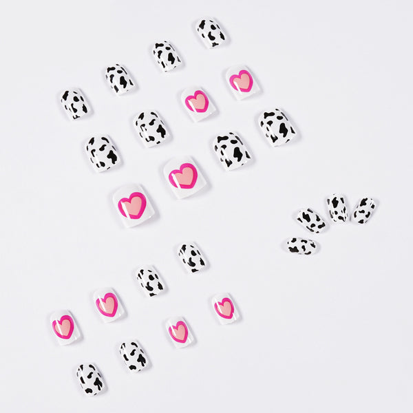 12 Sizes-24 Pcs Press On Nails JP995