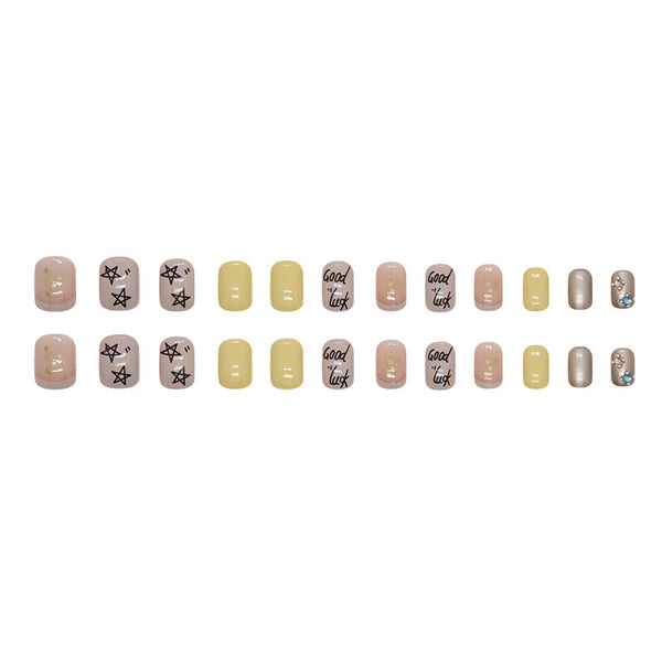 12 Sizes-24 Pcs Press On Nails Z799