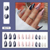 12 Sizes-24 Pcs Press On Nails W279
