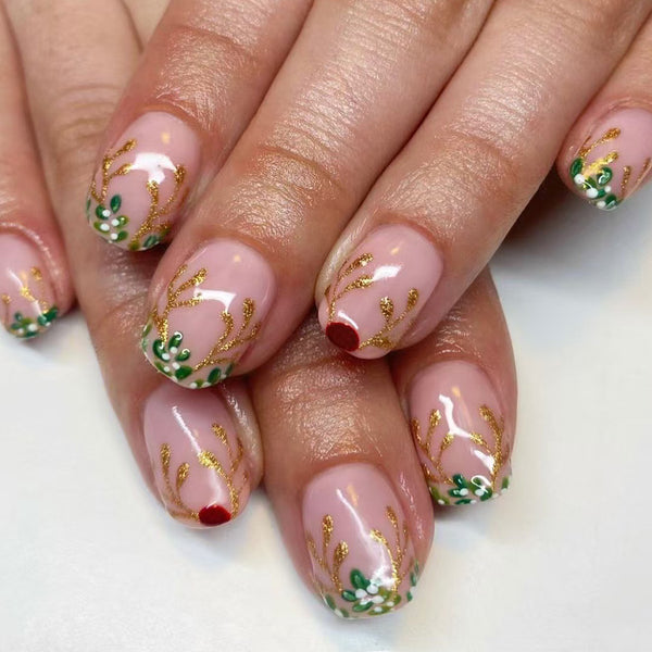 Christmas Press On Nails-2 Sets Mixed Pack (48PCS Total) C-mix-15