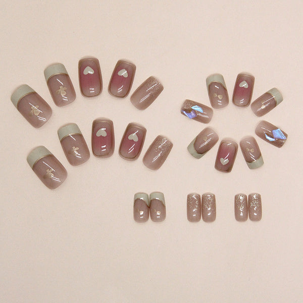 12 Sizes-24 Pcs Press On Nails Z788