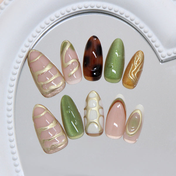 30 Pcs Press On Nails W2101